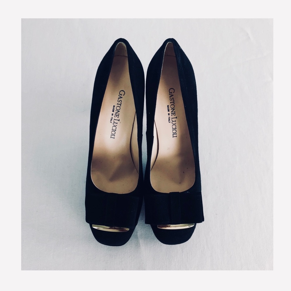 GASTONE LUCIOLI bow pumps
